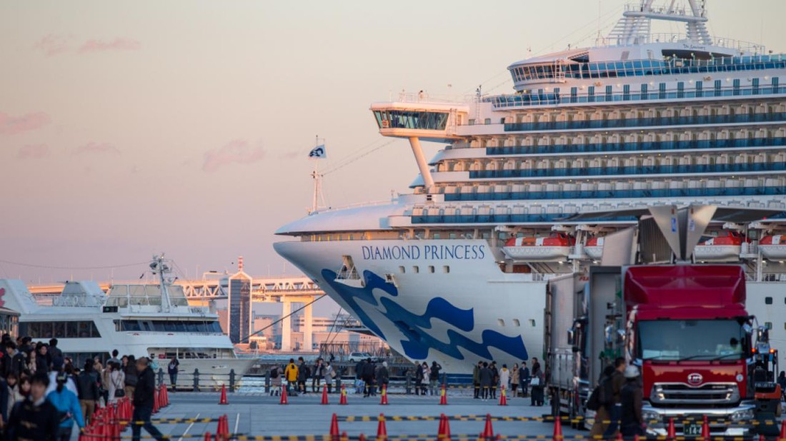 Diamond Princess лайнер коронавирус