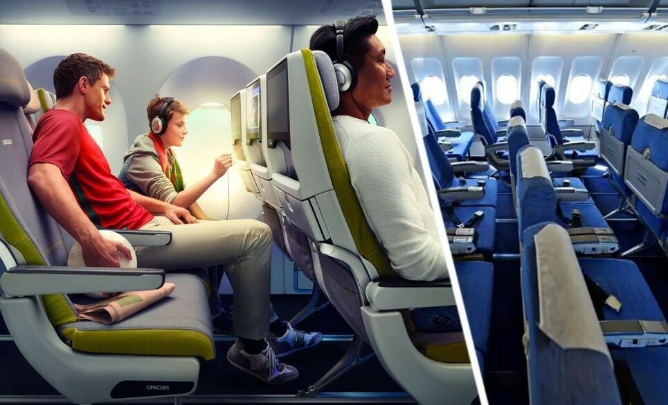 Как получить пространство для ног в самолете?