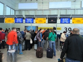 16.01.2017, В аэропортах Москвы задержано более 40 рейсов